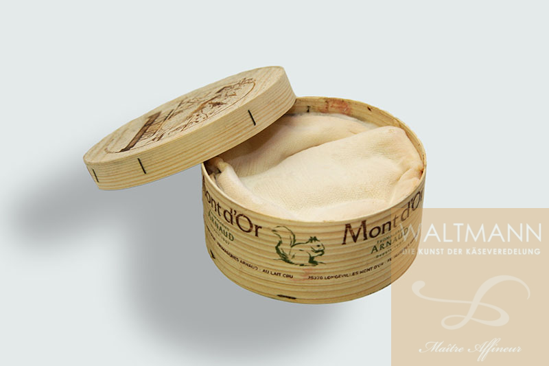 Saisonende : Solange Vorrat reicht ! Vacherin Mont d´Or au lait cru (Rohmilch) Mittlere Grösse-Fromagerie NAPIOT